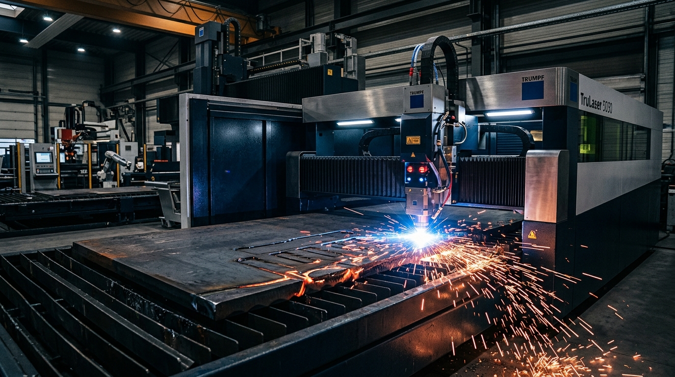 20KW CNC fiber laser cutting machine in Malappuram facility - A to Z CNC Cutting Solution